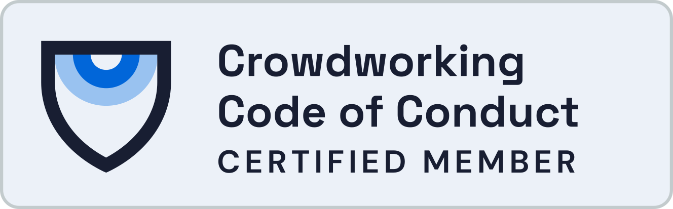 Crowdworking Code of Conduct certified member